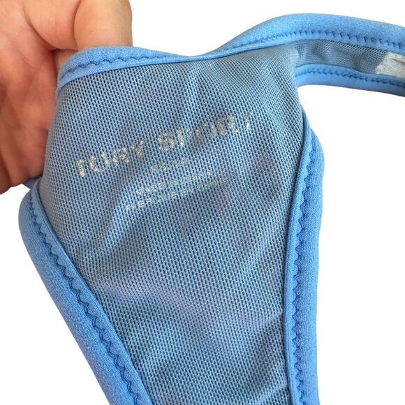 TORY BURCH SPORT Blue Racerback Sports Bra Size X Small - Picture 5 of 6
